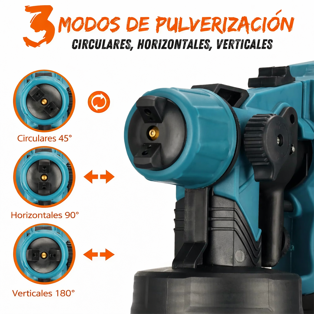 PISTOLA INALÁMBRICA PAINTMASTER PRO™ + REGALO 48W - ACABADOS PRO EN SEGUNDOS 🎨